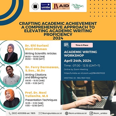 Kolab Fikom Unisba dan The AID Academy Malaysia: Academic Writing Workshop