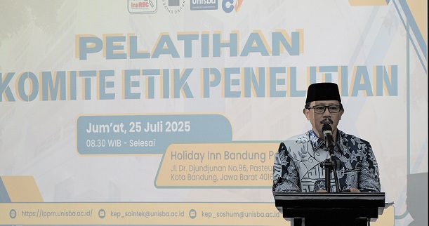 LPPM Unisba Gandeng INAREC Gelar Pelatihan Etik Riset, Perkuat Peran Komite Etik sebagai Penjaga Integritas Akademik