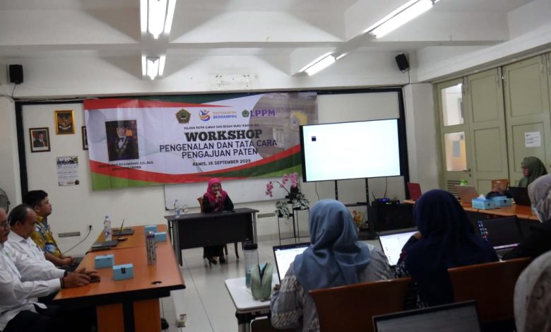 LPPM Unisba dan PAIB Perkuat Sinergi, Gelar Workshop Paten Dorong Kreativitas Dosen