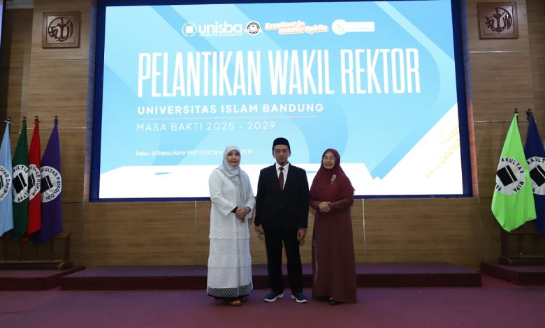 Rektor Unisba Resmi Lantik Tiga Wakil Rektor Baru, Perkuat Komitmen Menuju Kampus Unggul dan Kolaboratif