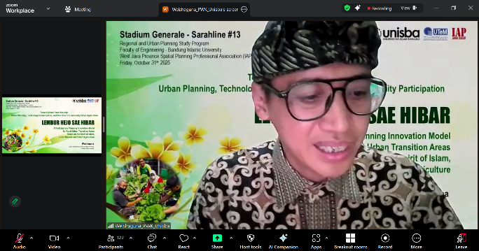 Unisba Kolaborasi dengan UTeM dan IAP Jabar Bahas Arah Baru Ketahanan Pangan Perkotaan