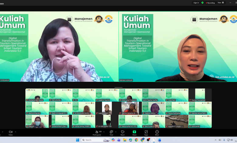 Prodi Manajemen FEB Unisba Angkat Isu Transformasi Digital Pariwisata Menuju Smart Tourism Indonesia 5.0
