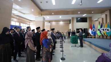 Unisba Resmikan 59 Pejabat Baru di Struktur Organisasi