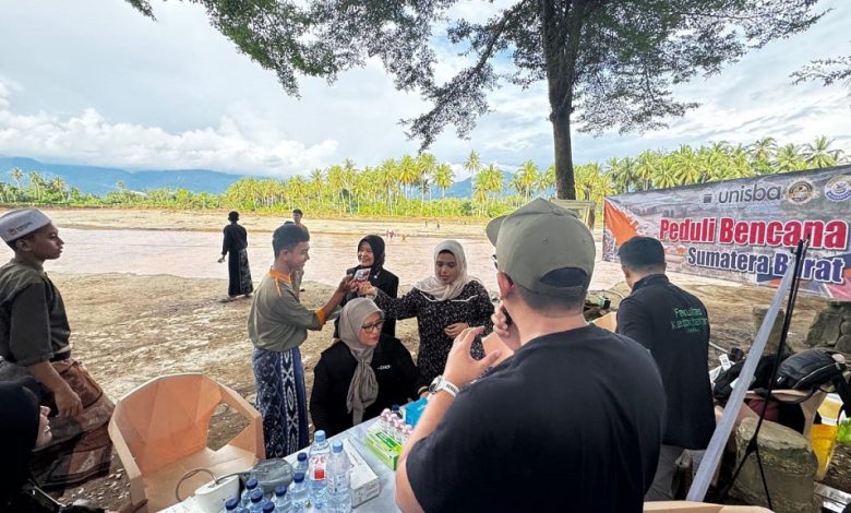 Tim Relawan Tanggap Bencana Unisba Mulai Aksi Kemanusiaan di Padang