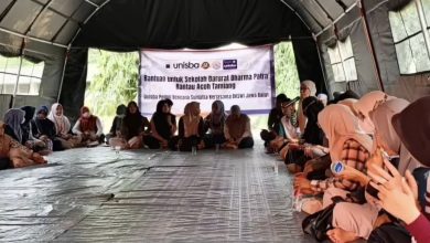Unisba dan BKSWI Dukung Operasional Sekolah Darurat Dharma Patra di Aceh Tamiang