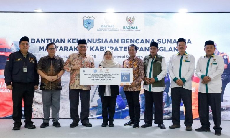 Solidaritas Kemanusiaan, Pemda dan BAZNAS Pandeglang Salurkan Bantuan Bencana Sumatra Rp100 Juta via BAZNAS RI