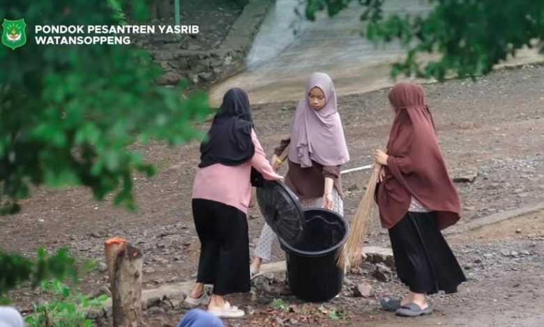 Pesantren Yasrib Soppeng Konsisten Rawat Lingkungan, Jadi Teladan Ekoteologi dan Sekolah Bersih di Sulawesi Selatan