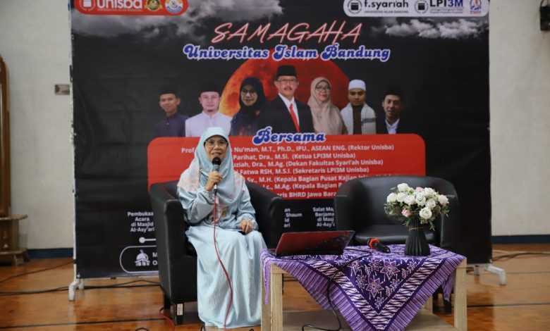 Unisba Gelar Simulasi Samagaha dan Salat Gerhana Sambut Gerhana Bulan Total 3 Maret 2026